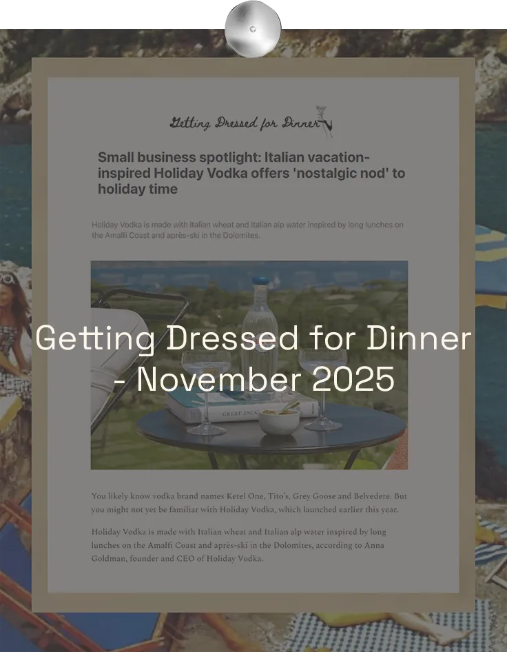 Getting Dressed for Dinner - November 2025