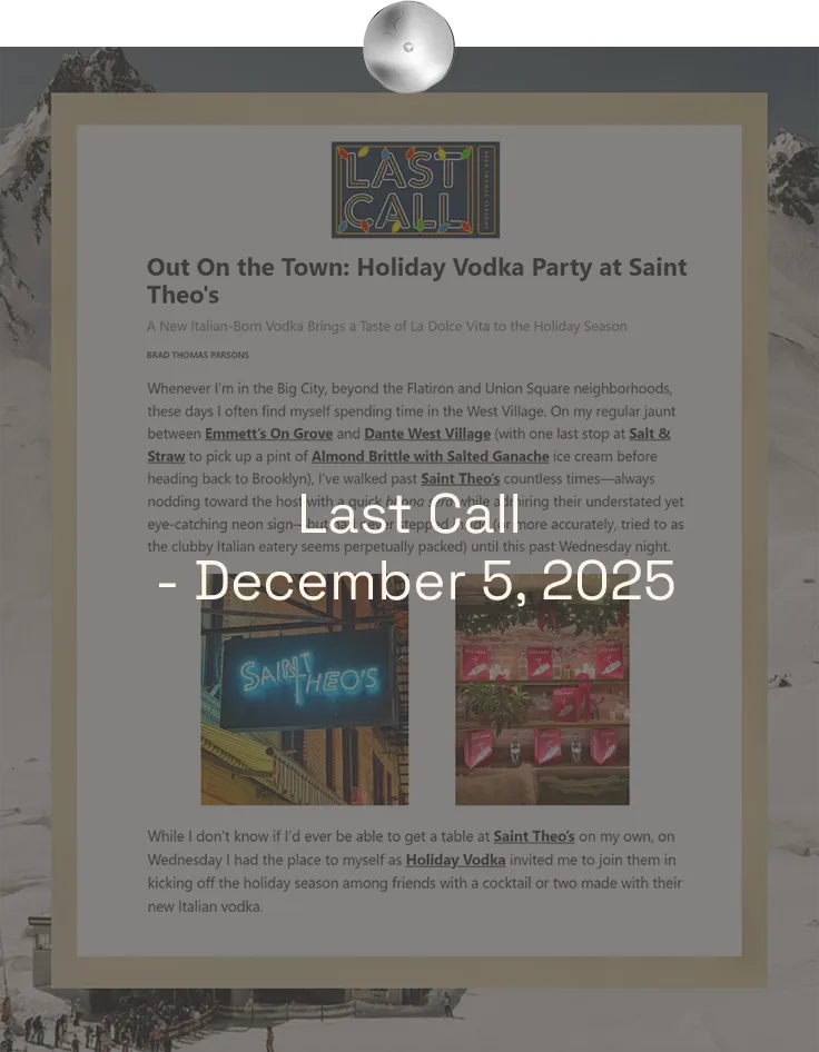 Last Call - December 5, 2025